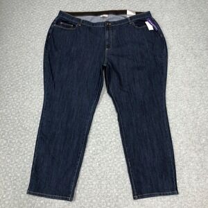 Catherines Jeans Womens 30W Universal Stretch Comfort Plus Size Pants Denim New